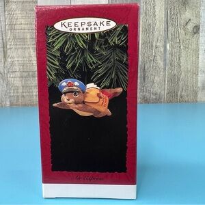 Hallmark Keepsake Ornament 1995 Air Express Flying Squirrel Handcrafted Vintage